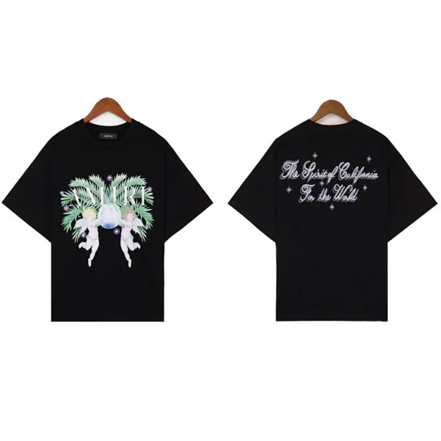 AMIRI Shorts Drawstring gradient logo-print product detail image 20