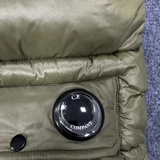 C.P. Company Vests Quilted Lens Pocket Puffer Vest product detail image 13