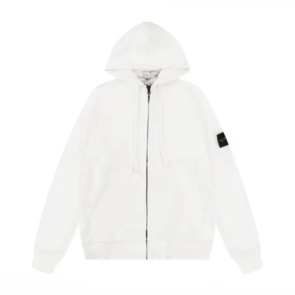Stone Island Zip-Up Hoodie Navy - 4