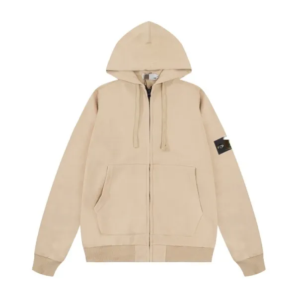 Stone Island Zip-Up Hoodie Navy - 12