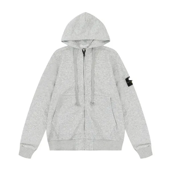 Stone Island Zip-Up Hoodie Navy - 20