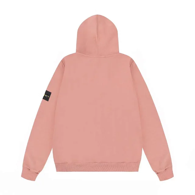 Stone Island Hoodies & Sweatshirts Zip-Up Hooded Sweatshirt with Sleeve Badge product detail image 8