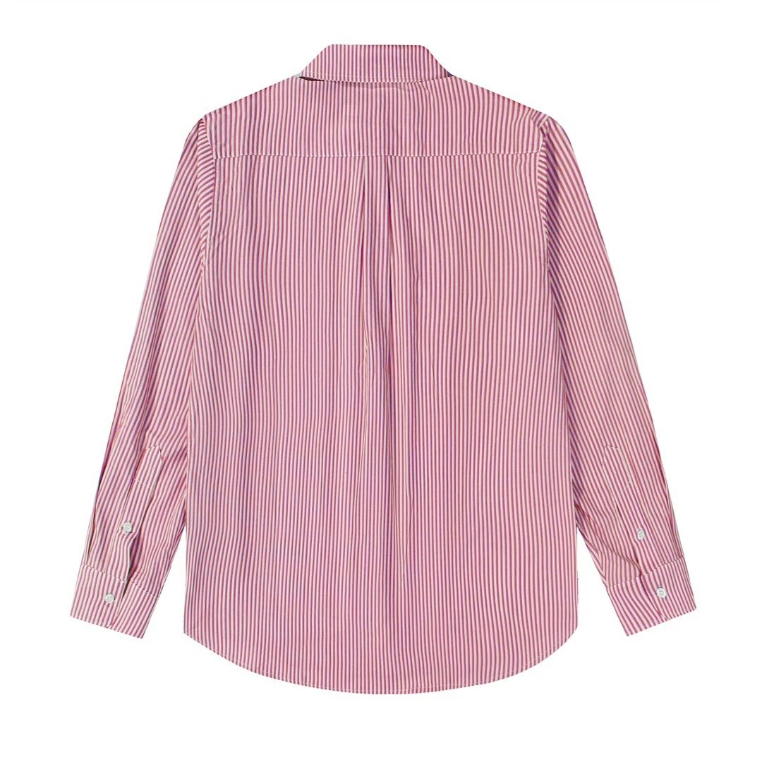 Ralph Lauren Classic Fit Striped Shirt Pink and White Shirt - 13
