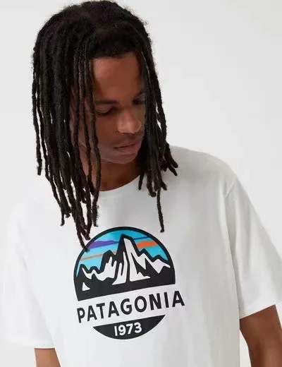 Patagonia P-6 Logo Responsibili-Tee White T-Shirt - 1