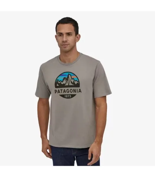 Patagonia P-6 Logo Responsibili-Tee Gray T-Shirt - 1