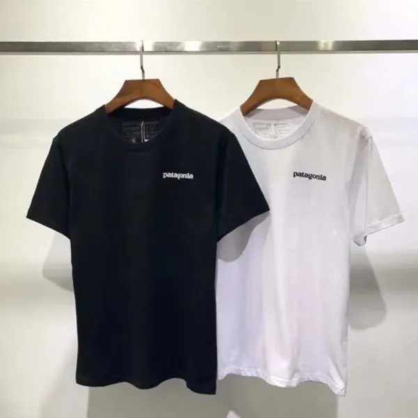 Patagonia Mountain Logo Graphic T-Shirt Gray - 7