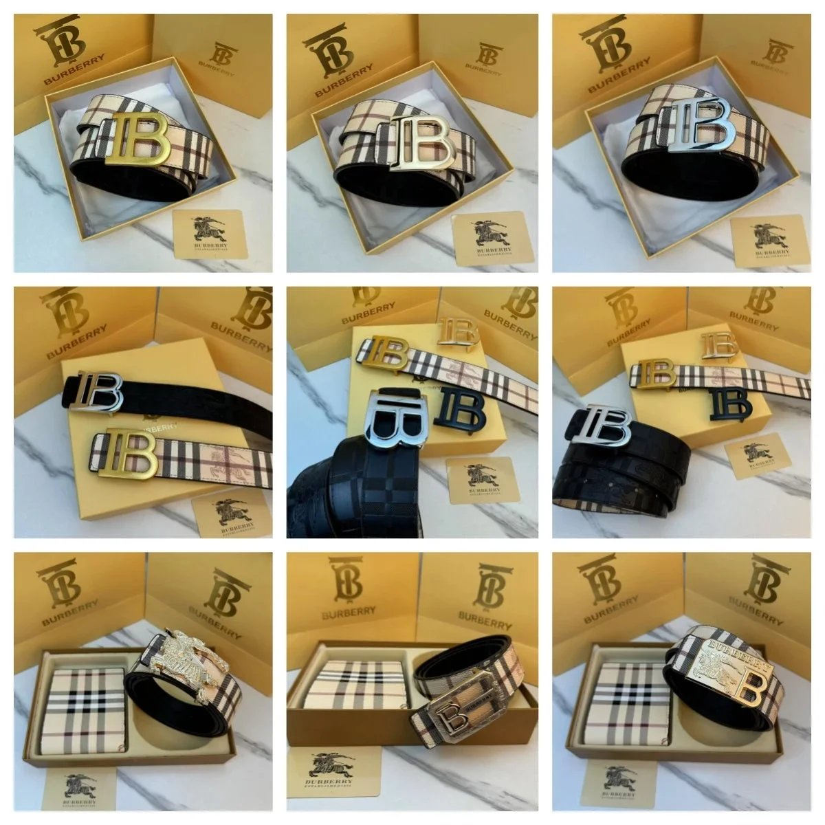 Burberry Vintage Check Belt [4