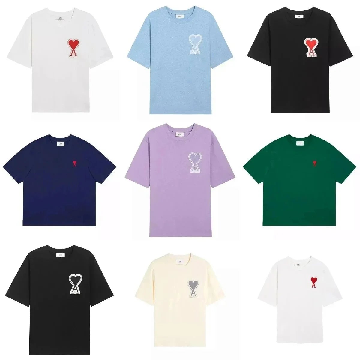 AMI Paris Heart Logo T-Shirt [