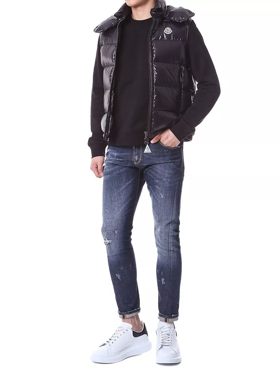 With NFCMonler Bormes Giletvest autumn and winter warm short hooded down vest vest jacket 5