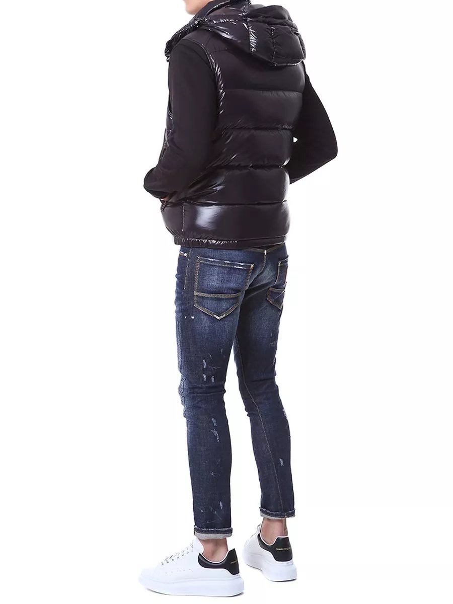 With NFCMonler Bormes Giletvest autumn and winter warm short hooded down vest vest jacket 2