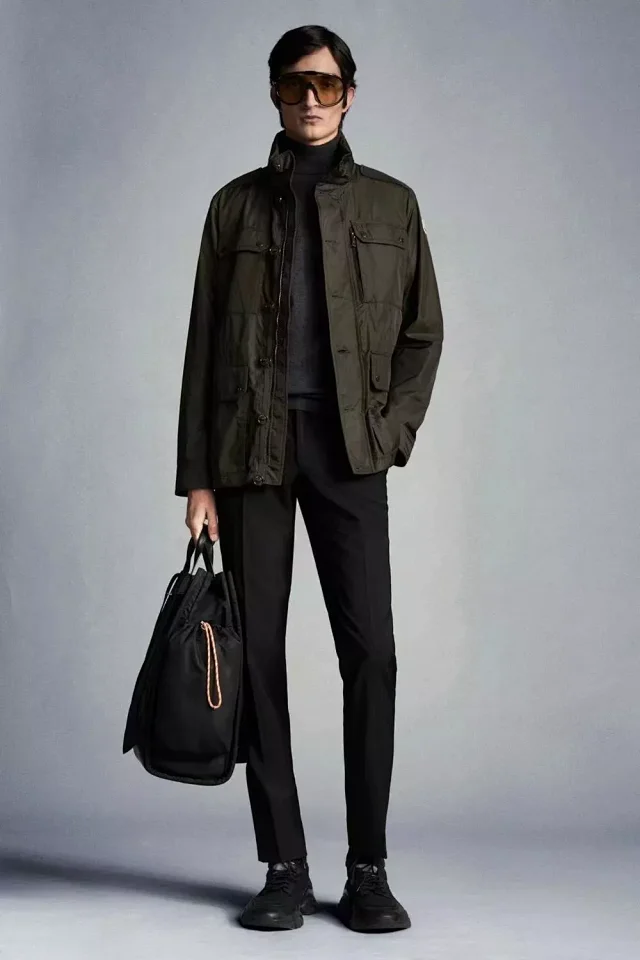 Moncler Jackets Hooded four-pocket jacket product detail image 4