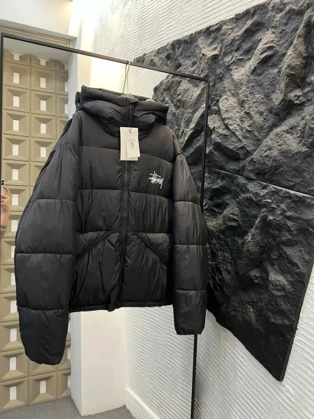Stüssy Oversized Puffer Jacket Black Down-Jacket - 1