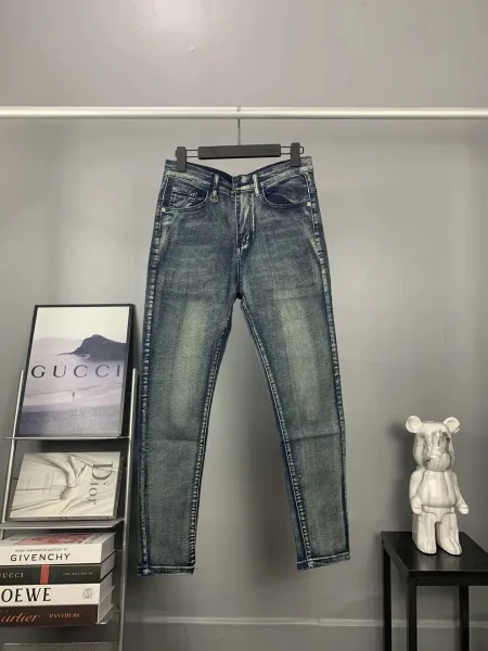 Loewe Love Patch Light Wash Jeans - 11