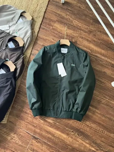Lacoste Bomber Jacket Army Green Outerwear - 1