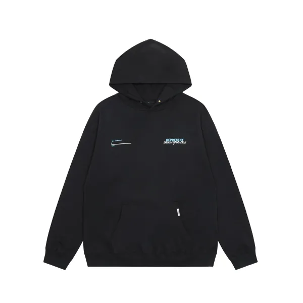 Design Represent Patron of the Club Black Hoodie - 1