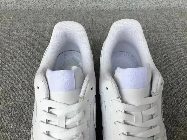 Nike Air Force 1 Low 'Sun' White Sneakers - 6