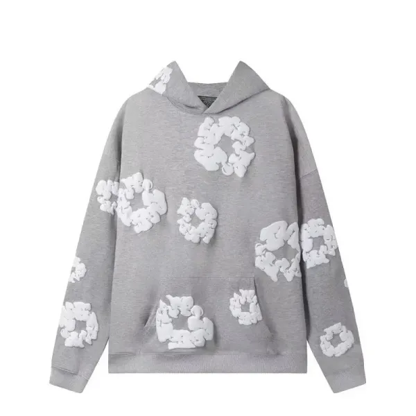 Dior Oblique Floral Print Hoodie Sweatpants Denim Jacket Jeans Shorts Set - 18