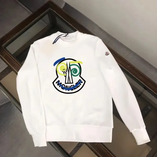 Moncler Genius x Hiroshi Fujiwara White Graphic Hoodie - 1