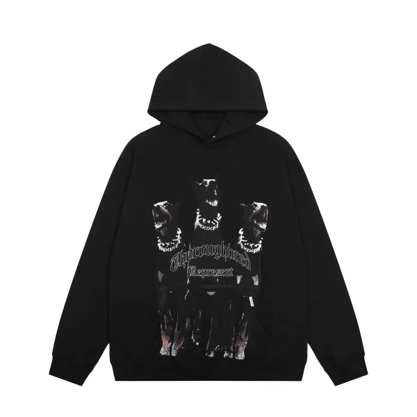 Thoroughbred Represent Cerberus Graphic Hoodie Black - 1