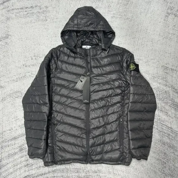 Dior x Stone Island Hooded Windbreaker Jacket Black - 10