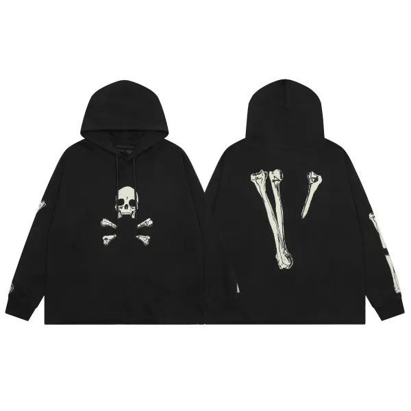 Vlone Classic VLONE Logo Hoodie Black White Beige Gray - 29