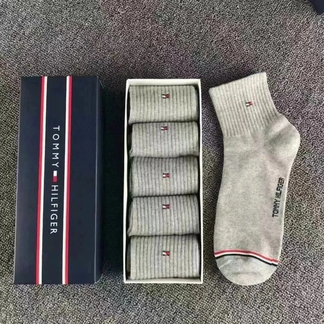 Tommy Hilfiger Socks Ribbed ankle socks, 5-pack image 3