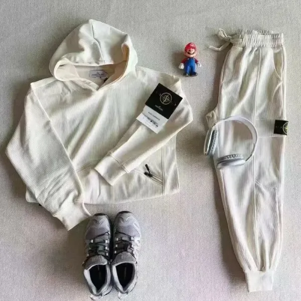 Stone Island White Crewneck Sweater - 7