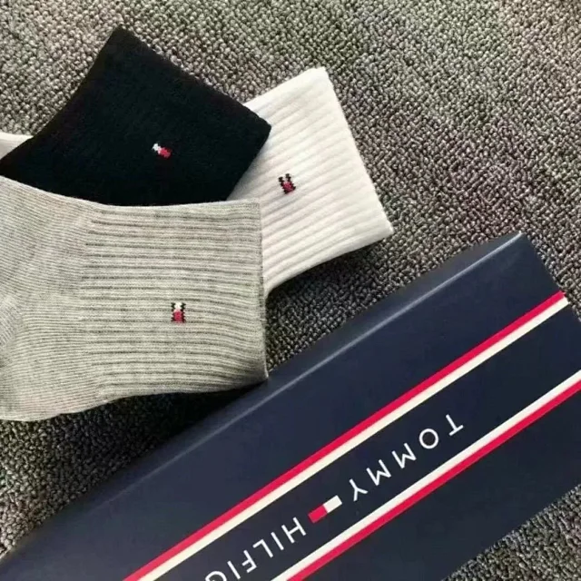 Tommy Hilfiger Socks Ribbed ankle socks, 5-pack product detail image 1