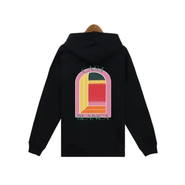Casa Blanca Archway Graphic Hoodie Black - 1