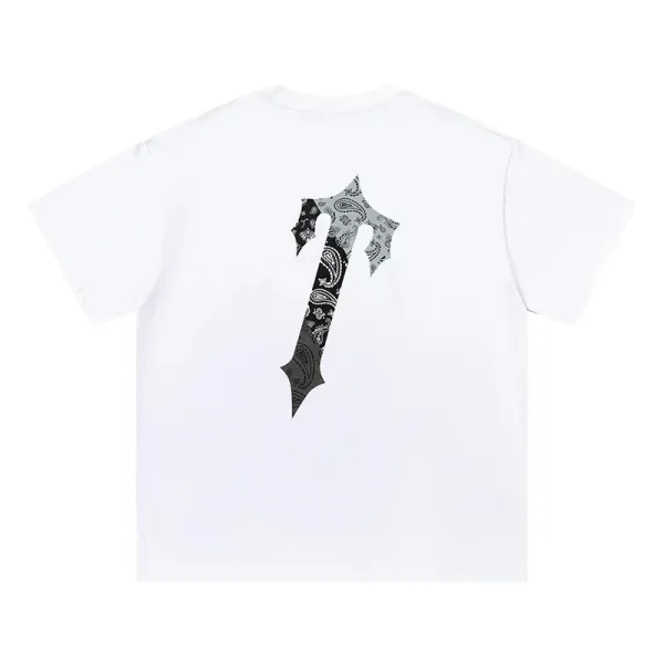 Travis Scott x Cactus Jack Paisley Cross T-Shirt White - 1