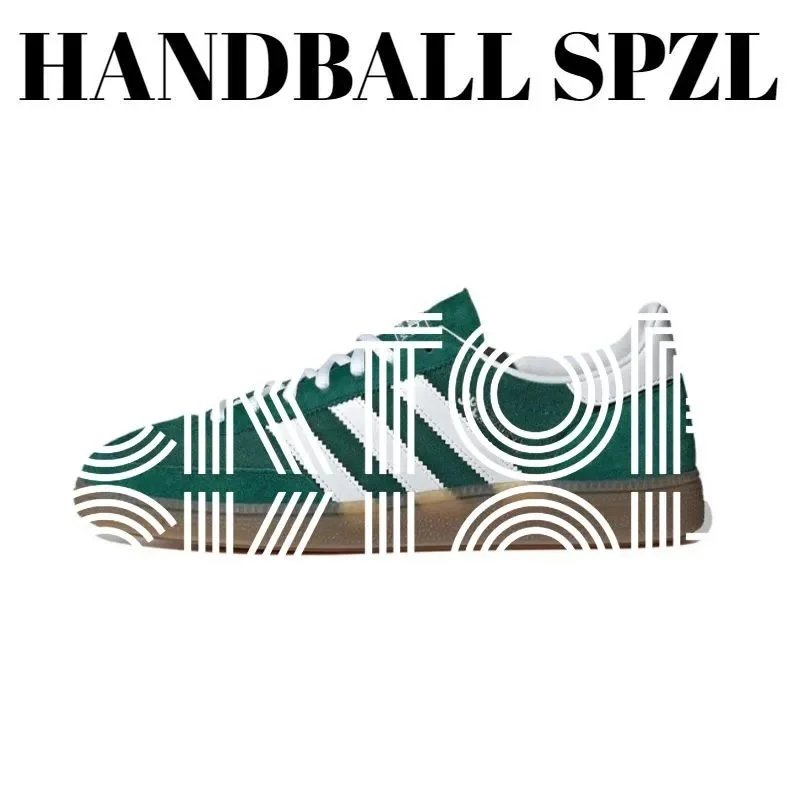 Adidas Handball Spezial Green Suede Low Sneakers
