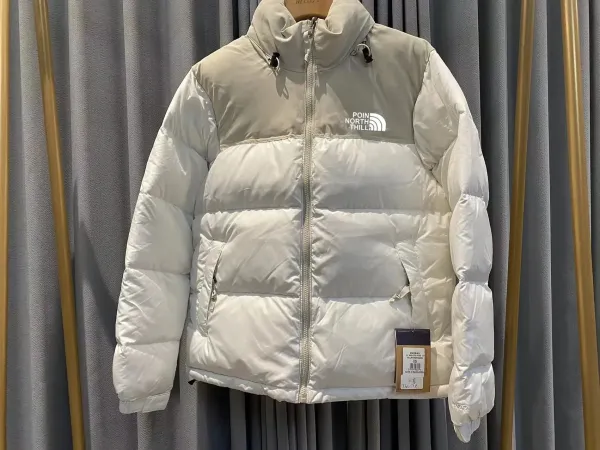 The North Face Nuptse Jacket Off-White Down Jacket - 1