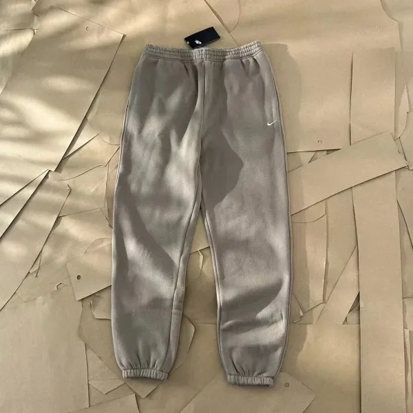 Nike Classic Fleece Joggers Gray Sweatpants - 1