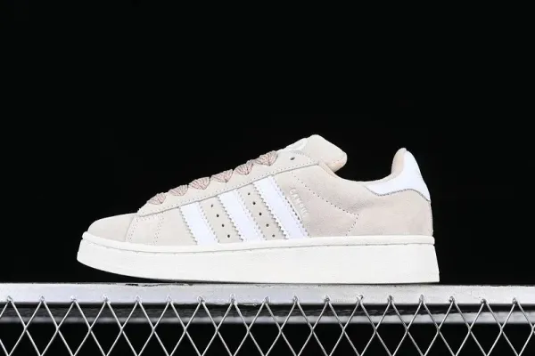 Adidas Originals Superstar Beige Suede Sneakers - 1