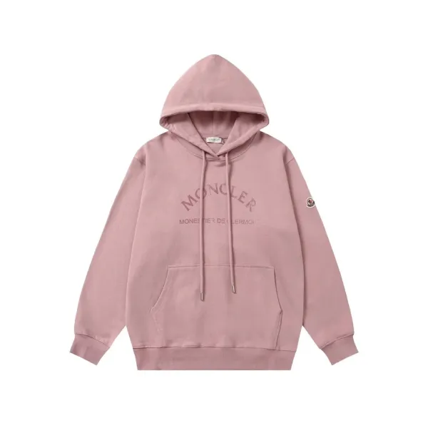 Moncler Monestier De Clermont Hoodie Pink - 1
