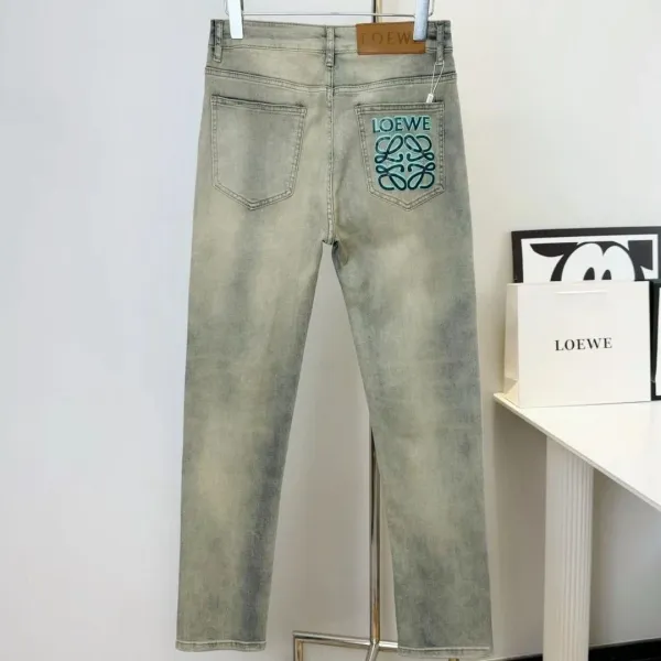 Loewe Love Patch Light Wash Jeans - 8