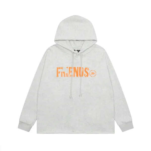 Vlone Classic VLONE Logo Hoodie Black White Beige Gray - 31
