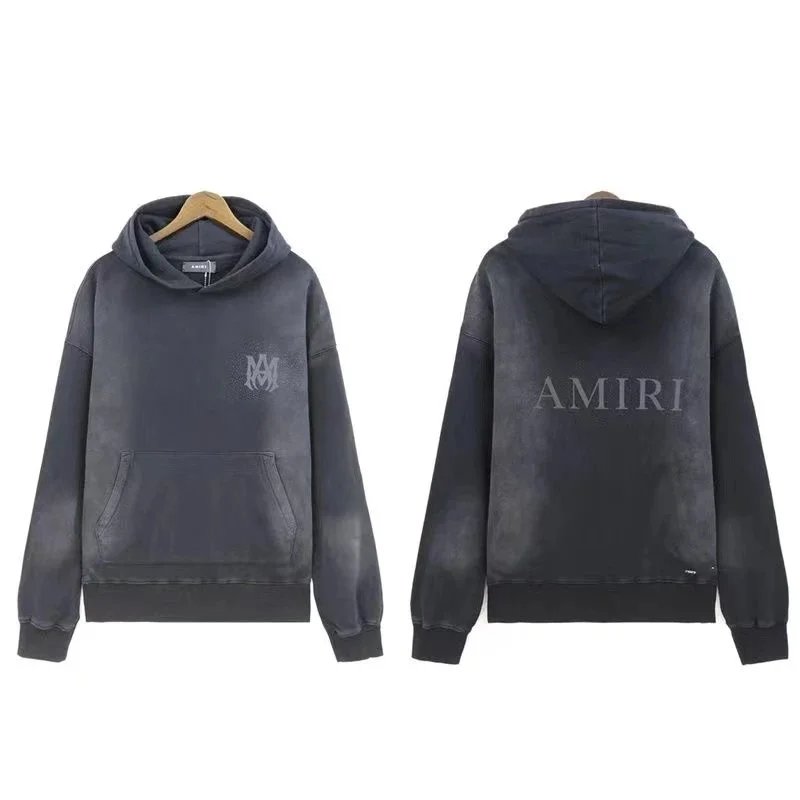 Amiri Spray Dot Logo Hoodie White - 4