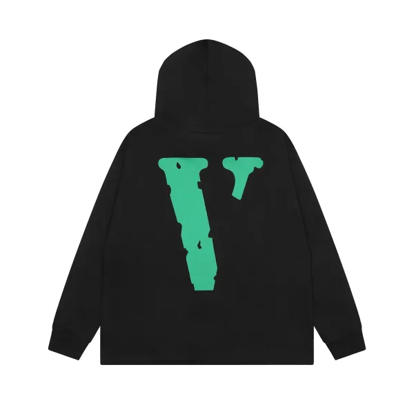 Vlone Classic VLONE Logo Hoodie Black White Beige Gray - 40