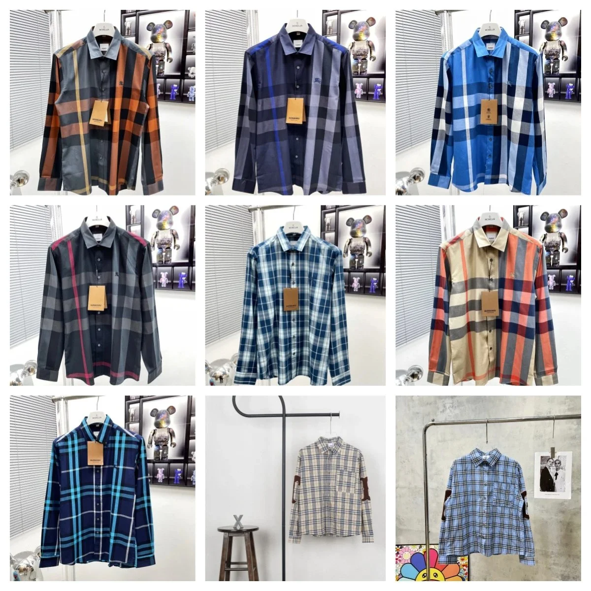 BURBERRY Check Print Shirt [13+ colors]