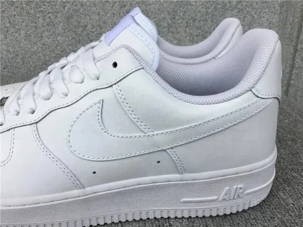 Nike Air Force 1 Low 'Sun' White Sneakers - 9