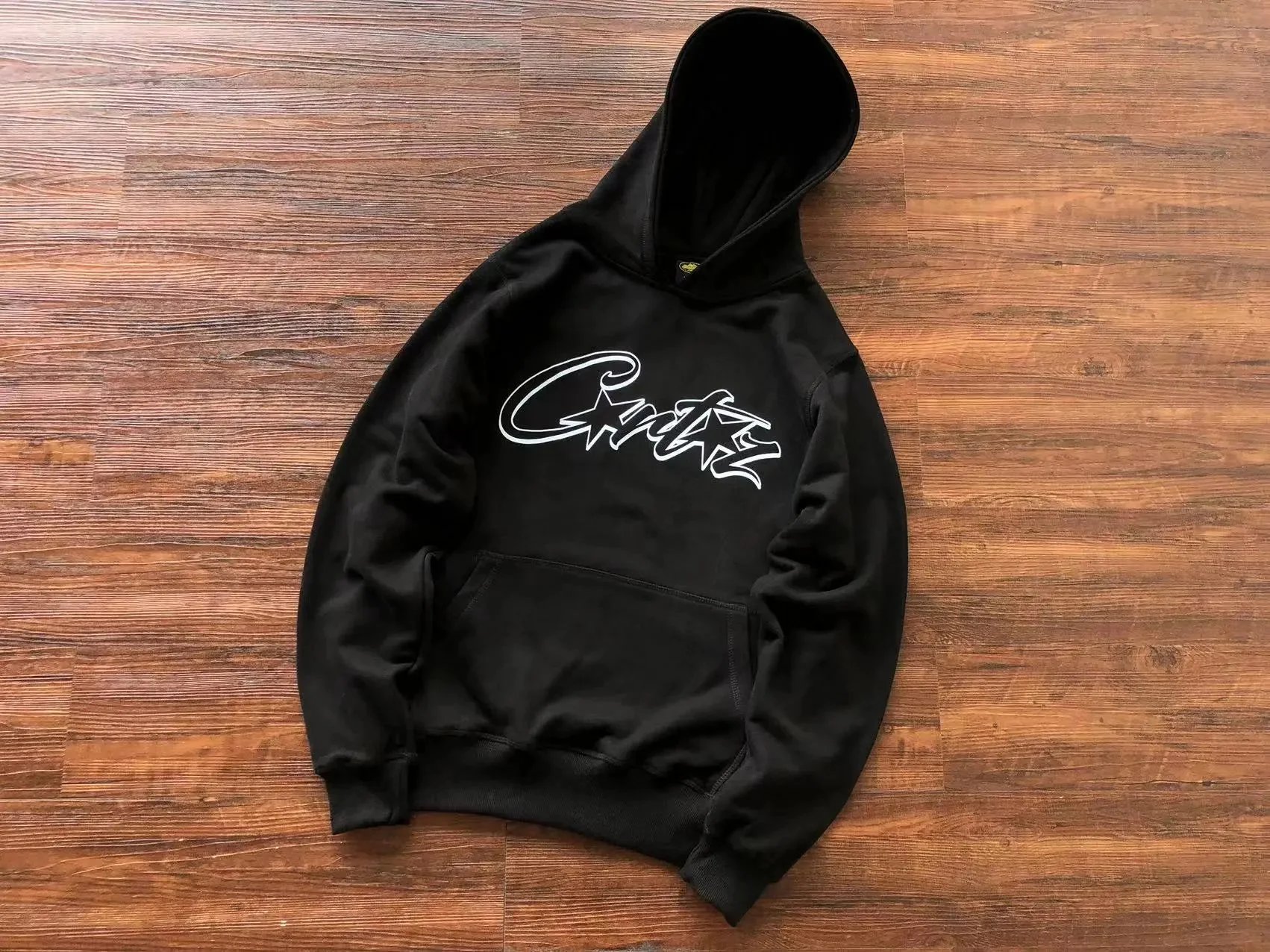 Corteiz Hoodie Black - 1