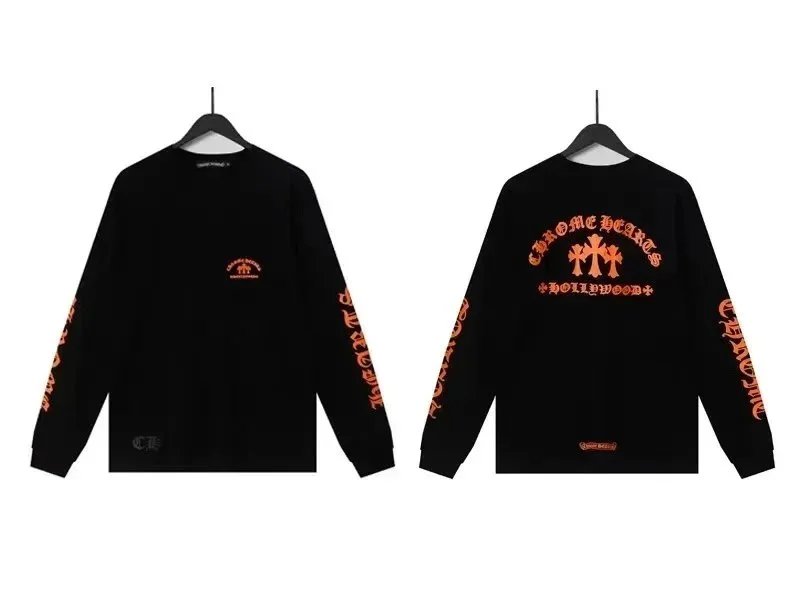 Chrome Hearts Rainbow Cross Long Sleeve T-Shirt White - 12