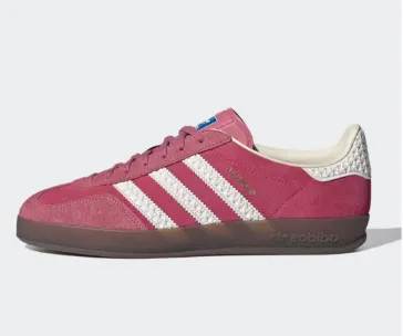 Adidas Originals Samba OG Pink Suede Sneakers - 1