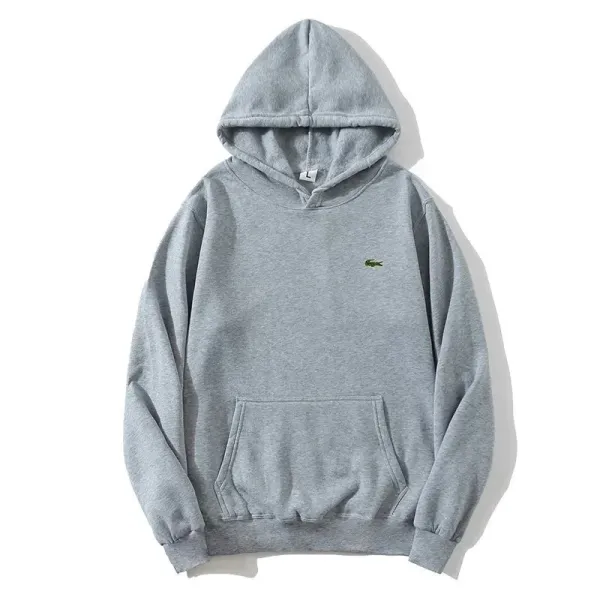 Lacoste Classic Hoodie Gray - 1