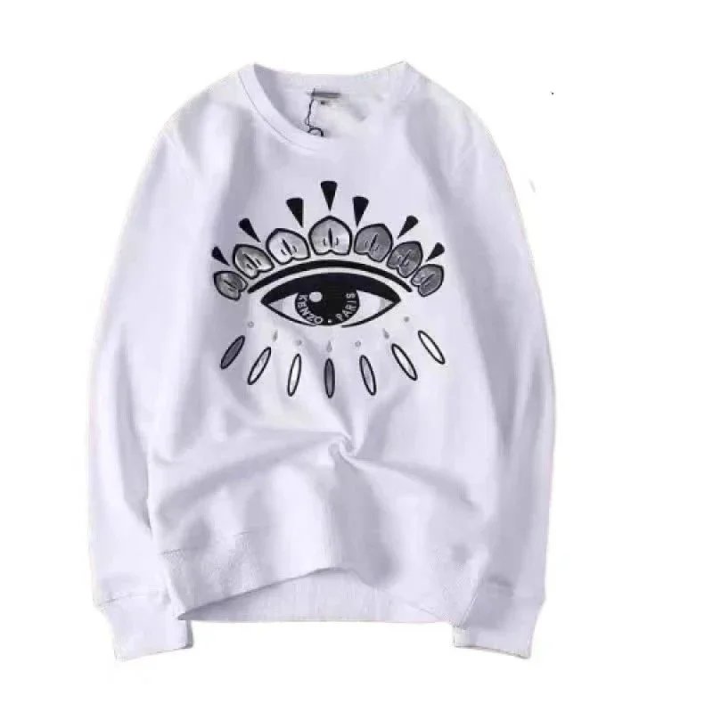 Kenzo Tiger Embroidered Gray Hoodie - 9