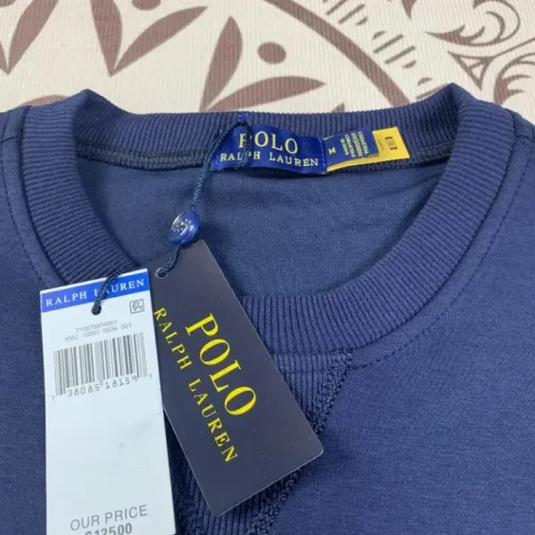 Polo Ralph Lauren Classic Fit Crewneck Sweatshirt Navy - 10