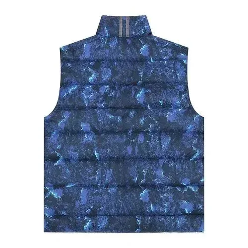Moncler Genius 7 Moncler Fragment Hiroshi Fujiwara Down Vest Navy Blue - 5
