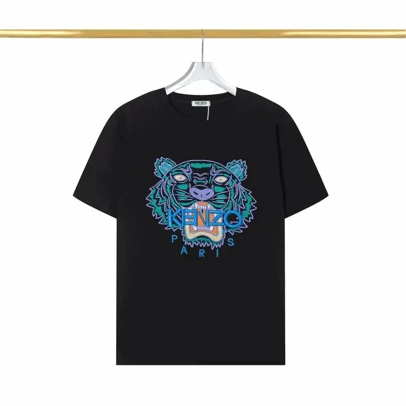Kenzo Tiger Head Embroidered T-Shirt