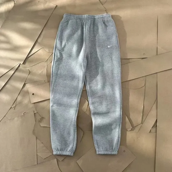 Nike Classic Fleece Joggers Gray Sweatpants - 1